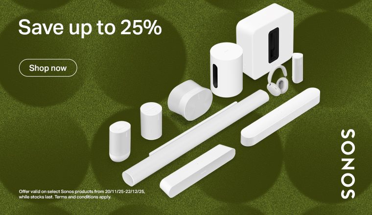 Save up to 25% on Sonos